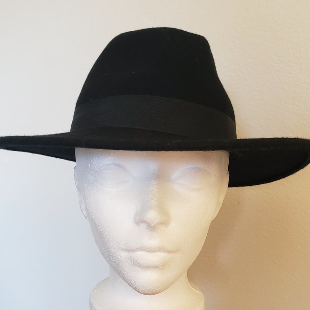 H&M Black Felt Fedora Hat